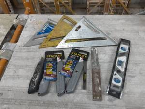 Utility Knives, Squares, Level