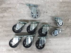Assorted New Steel Casters 2 & 3