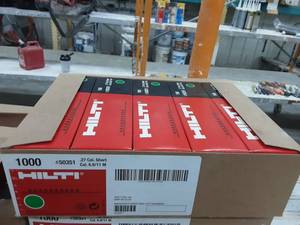 Case Of 1000 Hilti .27 Cal Power Loads