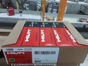 Case Of 1000 Hilti .27 Cal Power Loads