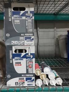All Purpose Caulking-Clear & White