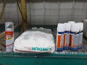 1-Bag Ceiling Spray Texture, 6-Cans Orange Peel Wall Texture