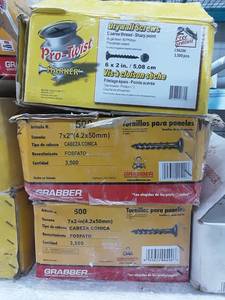 3-Boxes Course Thread Screws