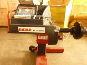 Coats 6275HS Wheel Balancer. Just taken out of service. Works as it should. As shown. THIS ITEM HAS A RESERVE