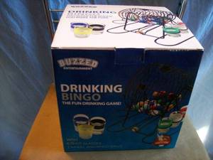 Drinking Bingo Game. New in box. As shown.