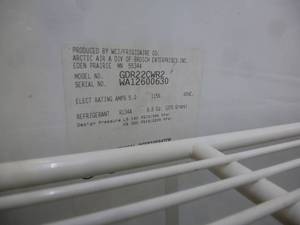 lot 32 image: Arctic Glass Door Refrigerator # 127921