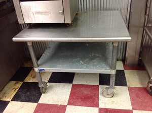 lot 6 image: SS Table with Wheels