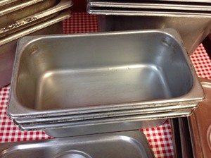 lot 29 image: 13 Size SS Pans & Covers