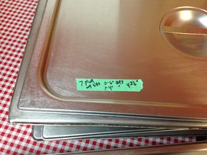 lot 30 image: Full Size SS Pans & Covers