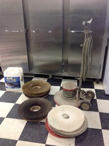 lot 50 image: Floor Scrubber & Supplies