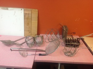 lot 70 image: Fryer Strainers -  Baskets