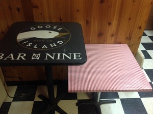 lot 82 image: 2 Tables, 1 Hightop 30 x 30
