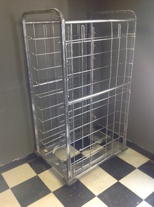 lot 96 image: Storage Rack on Wheels