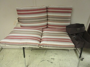PATIO FURNITURE CUSHIONS, FABRIC STORAGE BINS