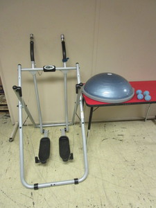 TONY LITTLES GAZELLE FREESTYLE XL WORKOUT MACHINE, BOSU BALANCE TRAINER PRO