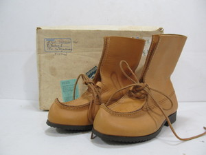 lot 78 image: NOS Vintage KERO Leather Swedish Beak Boots - Mens Size 10