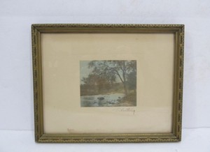 lot 89 image: Pair of Small Antique WALLACE NUTTING Signed Prints