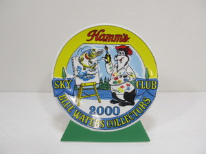 lot 103 image: Limited Edition HAMMS BEER Sky Blue Waters Collectors Club Display Sign