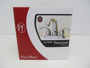 lot 133 image: New in Box PRICE PFISTER Treviso Bathroom Sink Faucet
