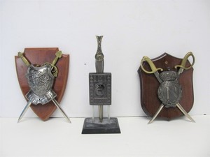 lot 137 image: Small Decorative Sword Displays  Letter Openers