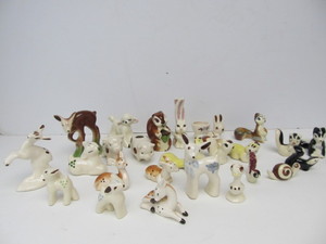 lot 33 image: Lot of Vintage Mid Century 1950s Era Animal Figurines