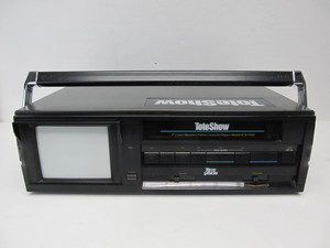 lot 172 image: Working Vintage TOTESHOW Portable VCR w5 Screen