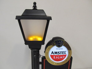 lot 211 image: Lighted AMSTEL LIGHT Advertising Beer Display