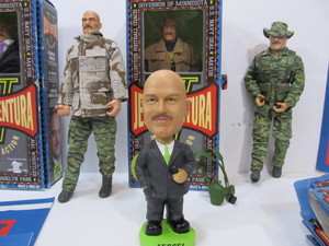 lot 225 image: Governor Jesse Ventura Action Figures etc - Including Pre-Production Prototype Items