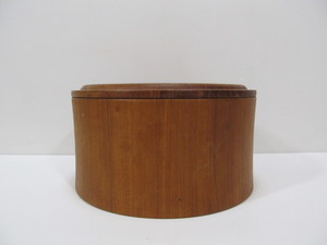 lot 269 image: Signed Mid Century Danish Modern DANSK Teak Wood Ice Bucket