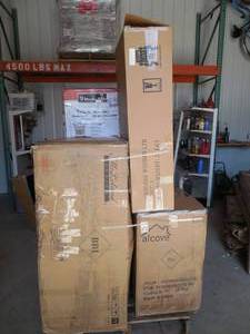 lot 87 image: WHOLESALE PALLET LOT OF BOX FURNITURE