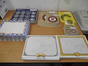 lot 119 image: Huge assorted lot of Stickers & Paper