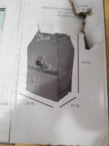 lot 133 image: KitchenAid 28 in. Grill Cover