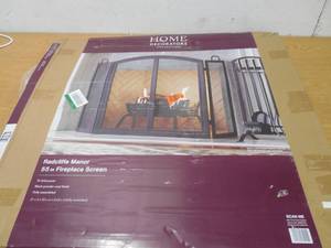 lot 145 image: Home Decorators Collection Radclife Manor 3-Panel 55 in. Fireplace Screen