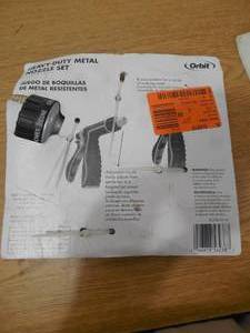 lot 126 image: Orbit Rear Trigger Metal Rugged Nozzle Dual Pack