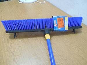 lot 182 image: Quickie Bulldozer 24 in. Super Stiff Poly Push Broom