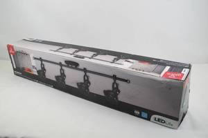 lot 7 image: Globe Electric McKinley 4-Light Black Track Lighting LED Bulbs Included