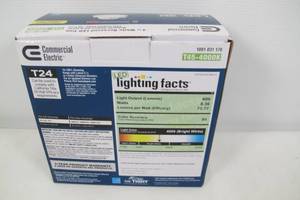 lot 12 image: Commercial Electric 4 in. White Recessed LED Trim, BRIGHT WHITE - T45-4000K
