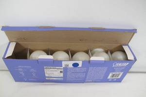 lot 35 image: FEIT Electric Enhance Led 60W Replacement, SOFT WHITE (5-Pack) - Open Box