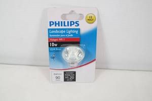 lot 52 image: PHILIPS Bundle 12V - 20W Indoor Flood and Landscape (Qty 2), 50W Indoor Spot (Qty 2), and 10 W Landscape Lighting (Qty 2)