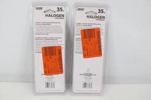 lot 53 image: FEIT Electric 35W 120V Halogen Reflector Flood 35 Beam Spread (Qty 2)