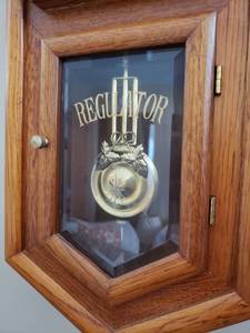 lot 137 image: Regulator Wall Clock