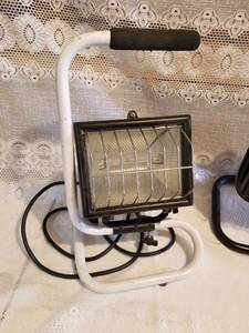lot 100 image: Pair of Shop Lights