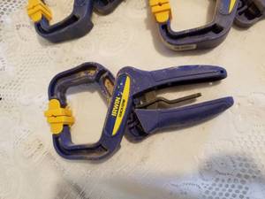 lot 34 image: Collection of Irwin Hand Clamps