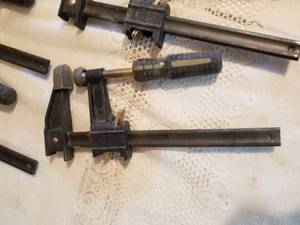 lot 37 image: Collection of Metal Woodworking Clamps 6