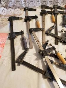 lot 39 image: Collection of Metal Woodworking Clamps 6