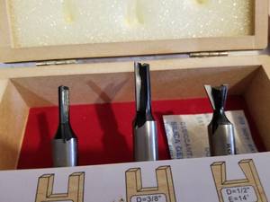 lot 54 image: Collection of Rockler Woodworking Bits