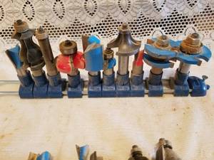 lot 62 image: Collection of Miscellaneous Router Bits