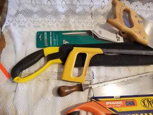 lot 76 image: Assorted Hand Saws