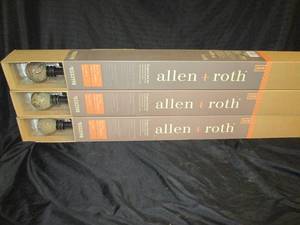 lot 14 image: Allen  Roth Drapery Rod Set (3 Pcs...