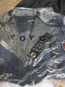 lot 99 image: Y.O.Y.O. Mid-Waist Stretch Denim Ja...